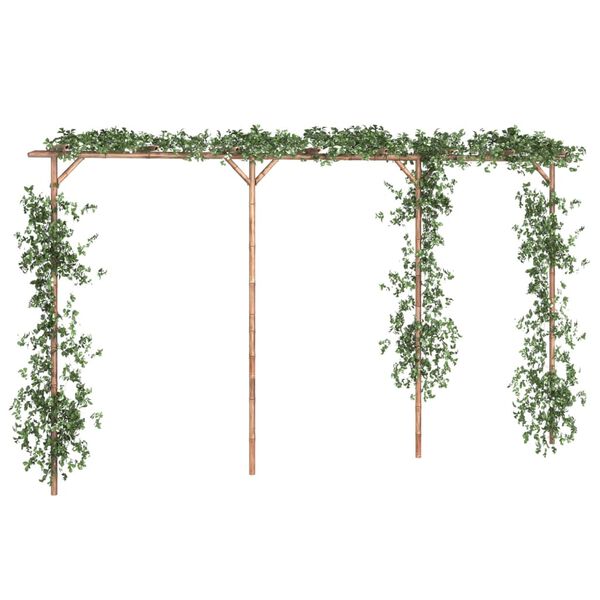 vidaXL Pergola bambusowa, 385 x 40 x 205 cm