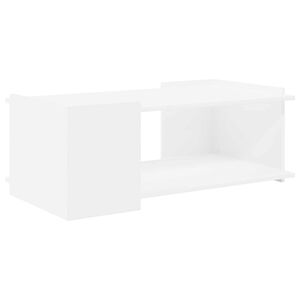 vidaXL Stolik kawowy Biały 90 x 50 x 33 cm Drewno inżynieryjne