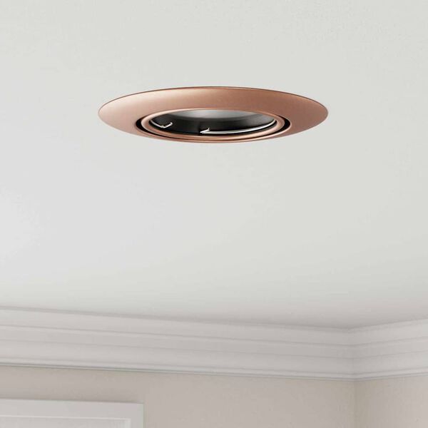 vidaXL Reflektor 6 pcs miedziany 9 x 9 x 2.5 cm Metal