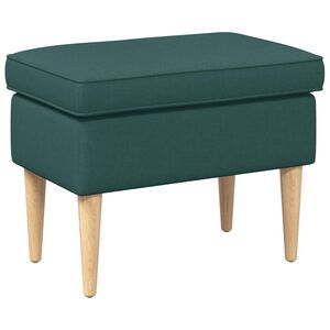 vidaXL Stołek na Stopy Ciemnozielony 55 x 35 x 41 cm