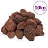vidaXL Skała wulkaniczna, 10 kg, czerwona, 5-8 cm