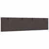 vidaXL Poduszka na wezgłowie, Hanko, ciemnobrązowa, 200 cm, tkanina