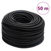 vidaXL Hybrydowy wąż pneumatyczny, czarny, 0,6", 50 m, guma i PVC