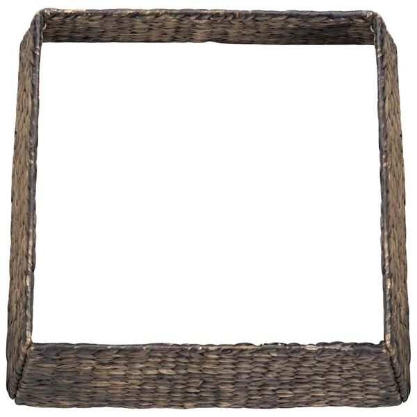 vidaXL Kołnierz do Choinki Czarny 50 x 50 x 25 cm Hiacynt wodny