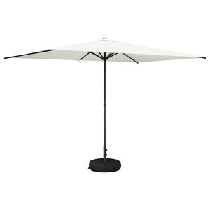 vidaXL Parasol ogrodowy z podstawą 200 x 300 cm Poliester Prostokątny