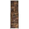 vidaXL Highboard Wędzony dąb 40 x 41 x 135 cm Materiał drewnopochodny