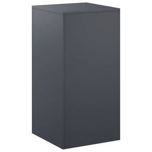 vidaXL Stojak na rośliny antracytowy 40 x 40 x 80 cm Stal nierdzewna