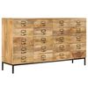 vidaXL Komoda, 160 x 40 x 90 cm, lite drewno mango