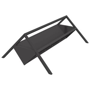 vidaXL Koryto do karmienia bydła Czarny 111 x 76 x 38 cm 10 kg