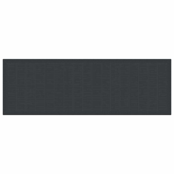 vidaXL Zestaw do jadalni w ogrodzie 11 pcs Antracyt Polirattan