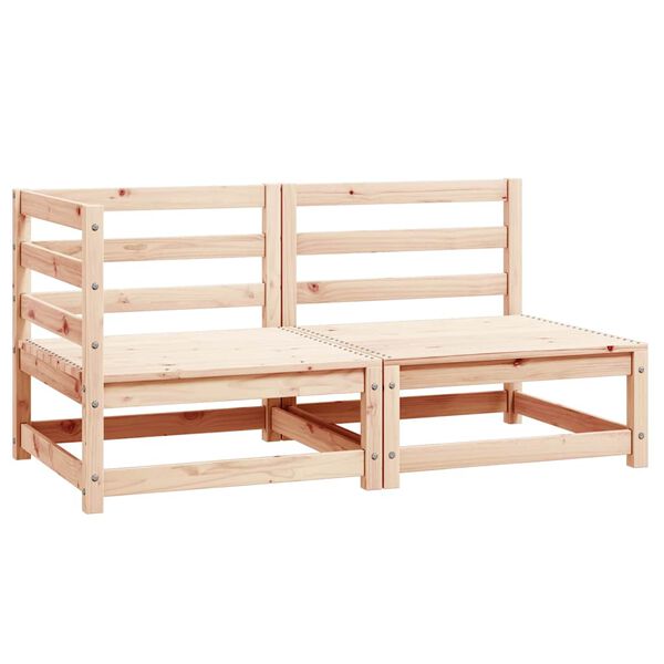 vidaXL 2-cz. zestaw mebli ogrodowych, lite drewno sosnowe