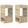 vidaXL Stolik końcowy 2 pcs Dąb Sonoma 30 x 30 x 56 cm