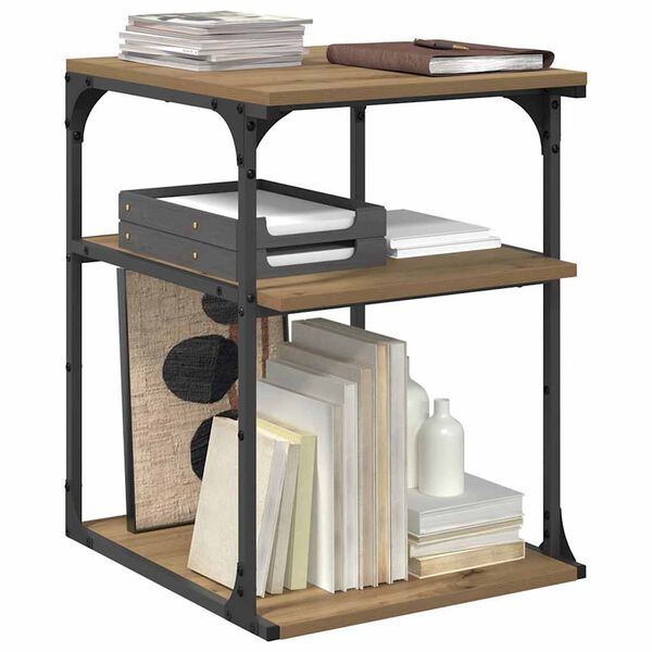 vidaXL Stojak na drukarkę Dąb rzemieślniczy 43 x 48 x 64 cm