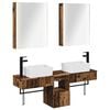 vidaXL Zestaw Szafek Łazienkowych 5 pcs Stare drewno 53 x 15,5 x 70 cm