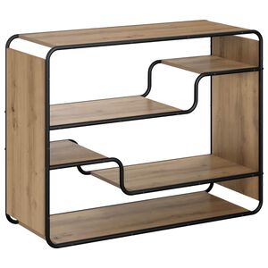 vidaXL Komoda Dąb artisan 98 x 37,5 x 75,5 cm Materiał drewnopochodny