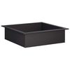 vidaXL Pierścień do ogniska Czarny 90 x 90 x 25 cm Stal