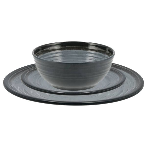 Travellife 12-częściowy luksusowy zestaw naczyń J&aacute;vea, ciemnoszary