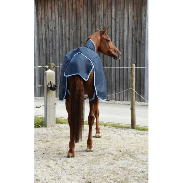 Kerbl Derka dla konia RugBe HighNeck, niebieska, 135/185 cm, 328665