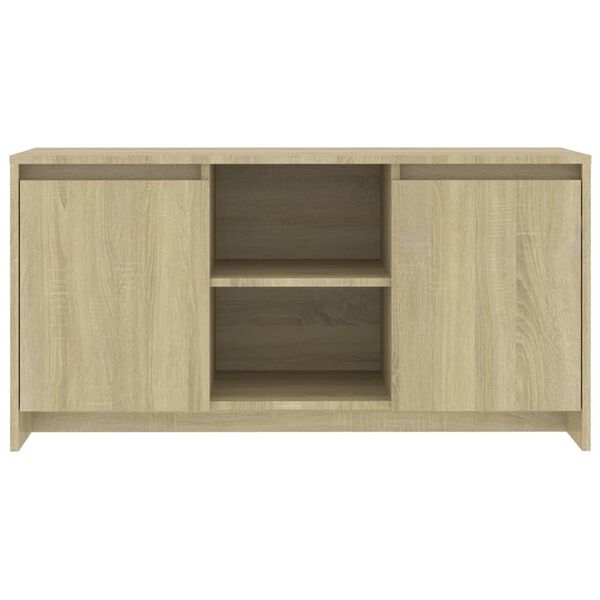 vidaXL Szafka pod TV, dąb sonoma, 102x37,5x52,5 cm