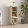 vidaXL Szafka, dąb sonoma, 34,5x32,5x90 cm, materiał drewnopochodny