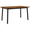 vidaXL Kwadratowy st&oacute;ł do jedzenia 140 x 80 x 75 cm Lite Drewno Akacji