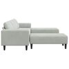 vidaXL Sofa do salonu 3 pcs Jasnoszary