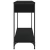 vidaXL Stolik konsolowy, czarny, 100x34,5x75 cm