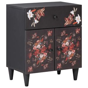 vidaXL Stolik nocny Wielokolorowe 50 x 33 x 60 cm Drewno z mango