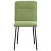 vidaXL Krzesła stołowe, 2 szt., jasnozielone, aksamitne