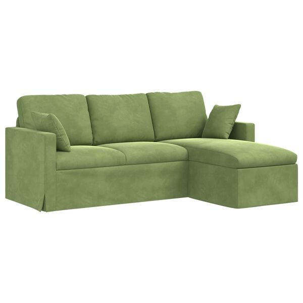 vidaXL Sofa Jasnozielony