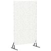 vidaXL Ekran prywatności 100 x 50 x 180 cm Stal Biały