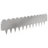 vidaXL Krawężnik do trawnika 20 pcs 103 x 25 cm Stal srebrny