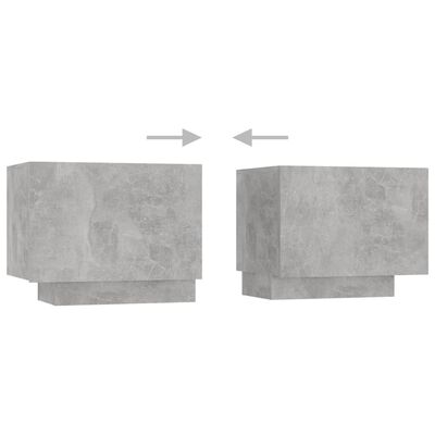 vidaXL Szafka pod TV, szarość betonu, 100x35x40 cm