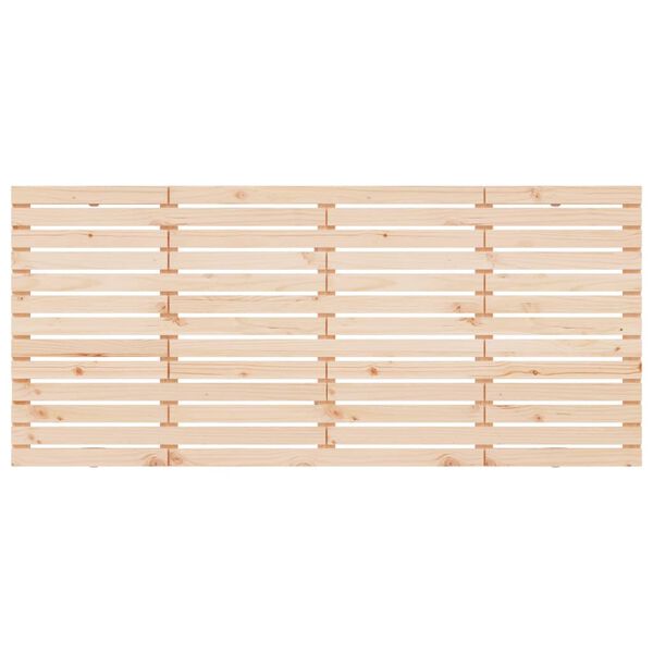 vidaXL Wezgłowie ł&oacute;żka, 156x3x91,5 cm, lite drewno sosnowe