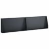 vidaXL Mur oporowy 2 szt. 80 x 12 x 40 cm Stal antracytowy