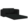 vidaXL Sofa Bed 60cm Czarny tkanina