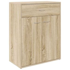 vidaXL Szafka, kolor dąb sonoma, 60x30x75 cm, materiał drewnopochodny