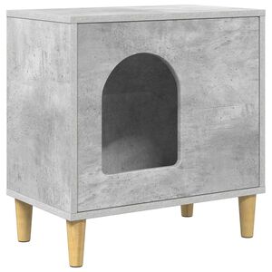 vidaXL Koty Dom Betonowy 51 x 30 x 52 cm Materiał drewnopochodny
