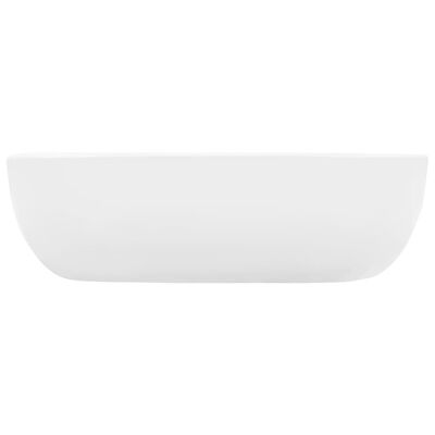 vidaXL Umywalka, 45,5 x 32 x 13 cm, ceramiczna, biała