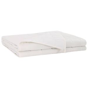 vidaXL Kołdra obciążeniowa Biały 122 x 183 cm 9 kg 100% Bawełna 205T