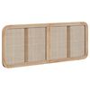 vidaXL Zagł&oacute;wek Z zagł&oacute;wkiem Naturalny 140 x 55 x 3 cm rattan