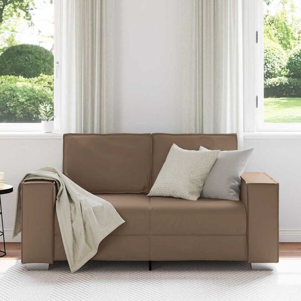 vidaXL Sofa Cappuccino 160 x 80 x 84 cm tkanina
