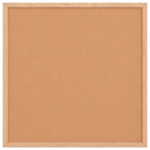 vidaXL Tablica korkowa z ramą z litego drewna sosnowego 40x40 cm