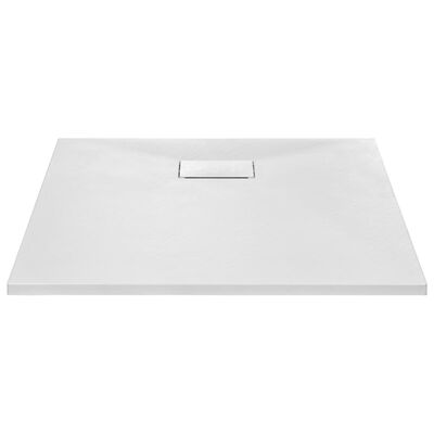 vidaXL Brodzik prysznicowy, SMC, biały, 80 x 80 cm