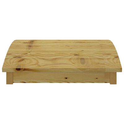 vidaXL Mostek ogrodowy, 110x74 cm, impregnowane drewno sosnowe