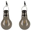 Luxform Ogrodowe lampy solarne LED, 2 szt., imprezowe, przezroczyste
