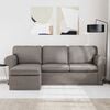 vidaXL Sofa Ciemnoszary