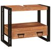 vidaXL Szafka toaletki Brązowy 71 x 33 x 58 cm Lite Drewno Akacji