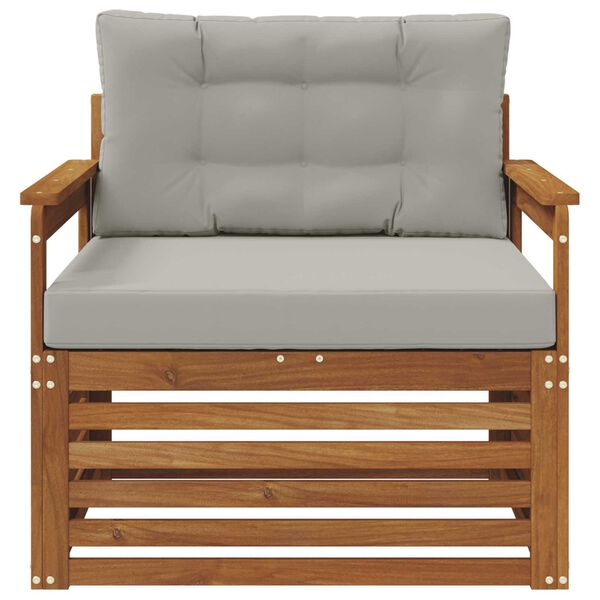 vidaXL Zestaw sof na zewnątrz Lite drewno akacjowe i poliester