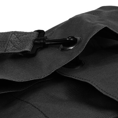 vidaXL Torba wojskowa, worek w stylu militarnym, 85 L, czarna